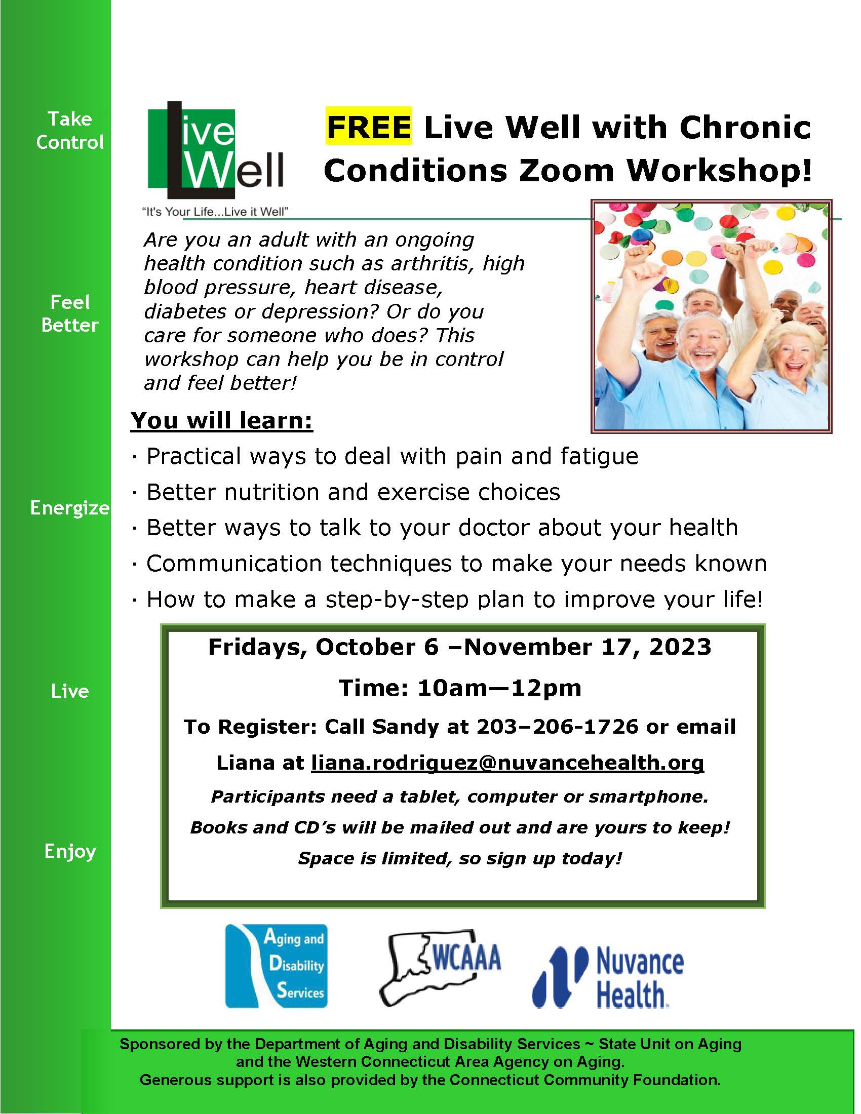 Chronic Conditions Zoom Flyer October 2023. Final English